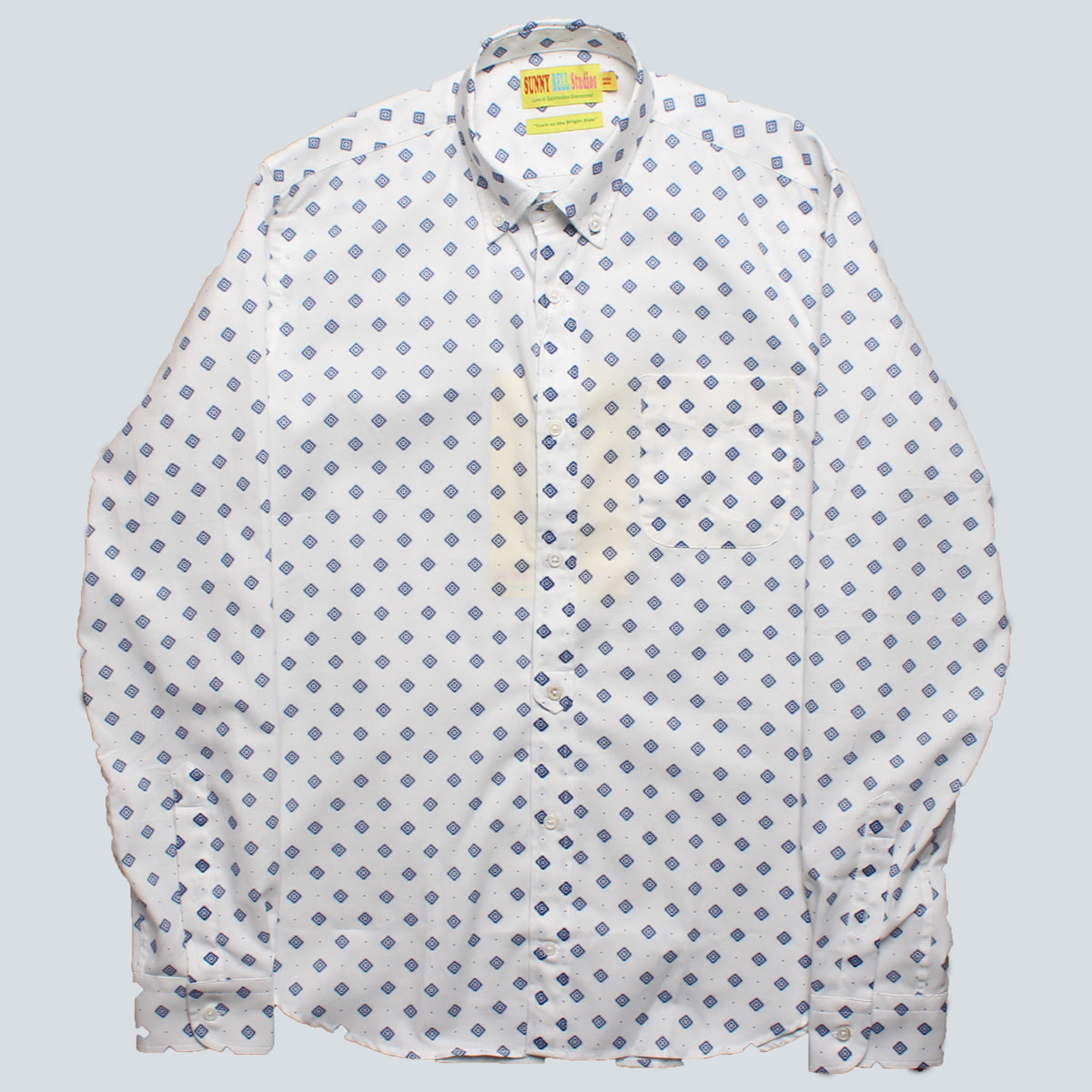 Sunny Bell Studios - Oxford Shirt - White Diamond Print