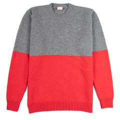 Country of Origin - Updown Lambswool Crew - Red