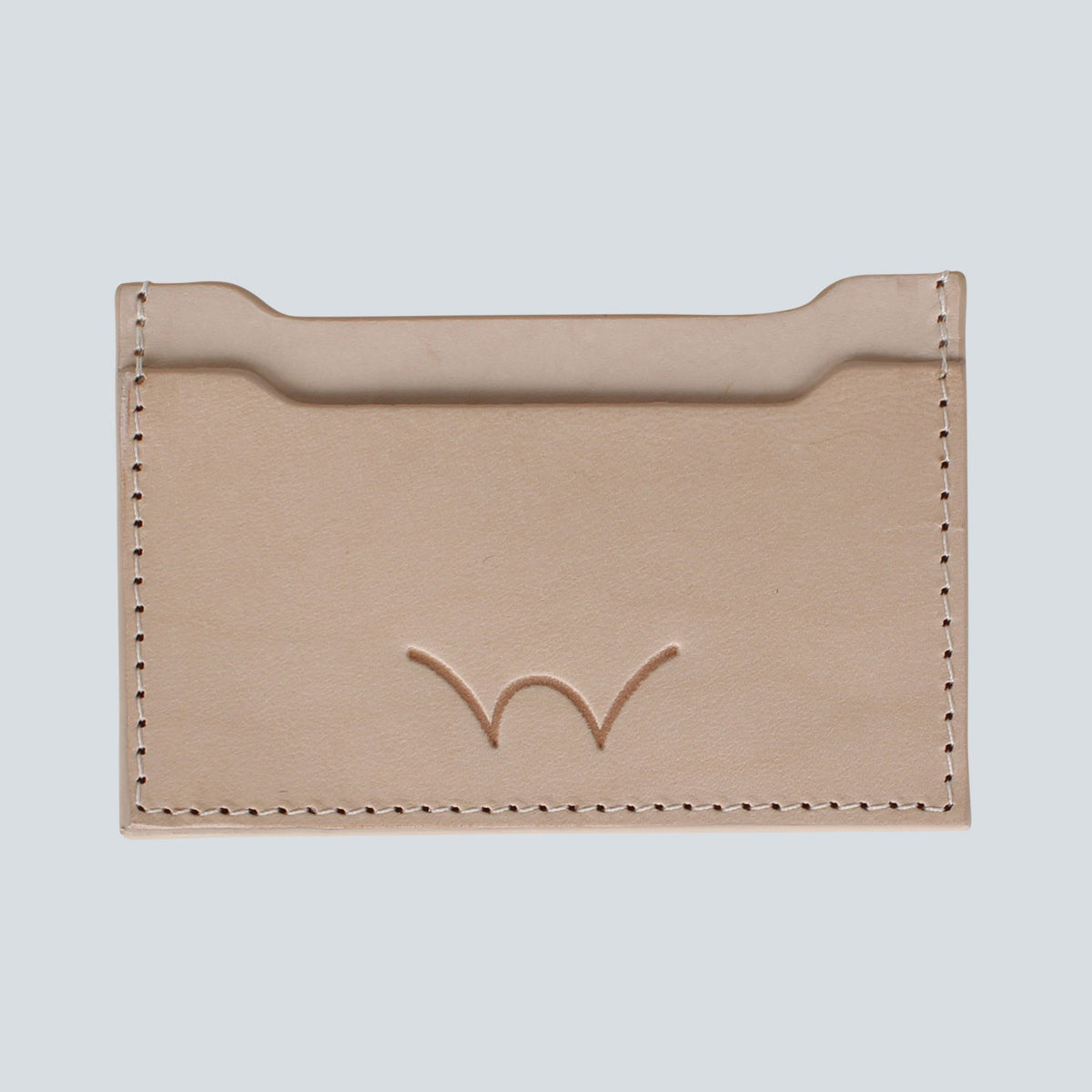 Edwin - Italian Leather Cardholder - Nude
