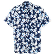 Edwin - Standard Ss Shirt - Indigo Palm