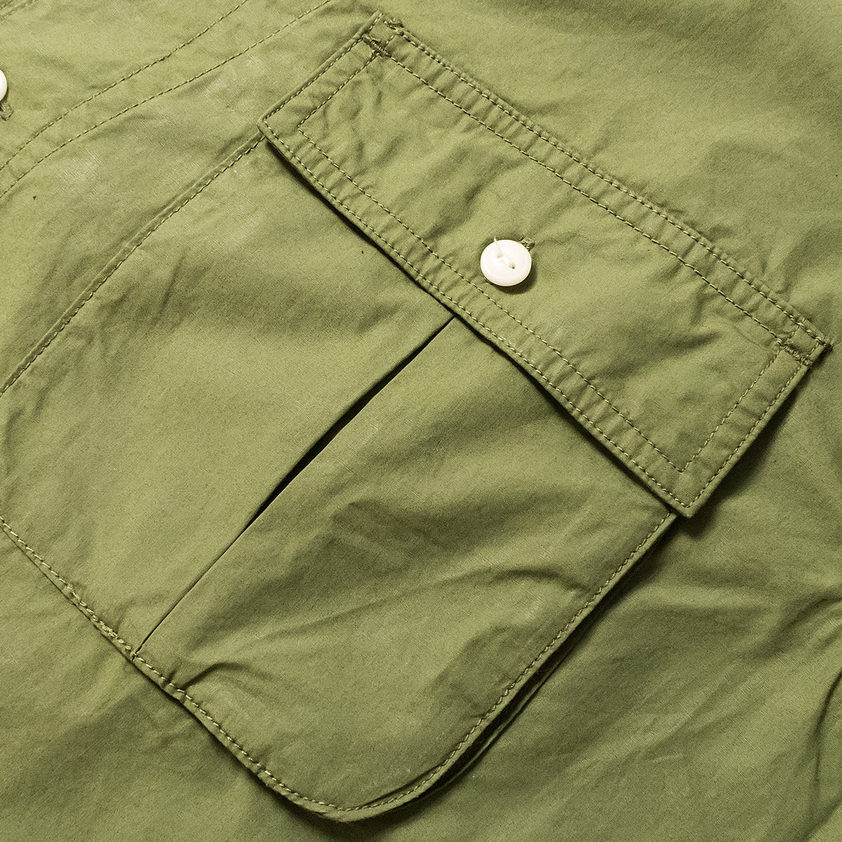 Edwin - Corporal Shirt - Military Green