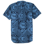 Engineered Garments - Popover BD Shirt - Blue/Navy Ethnic Print