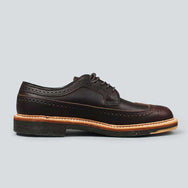 alden longwing  blucher - brown kudo - inner side