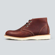 red wing heritage work chukka, briar oil slick - outer side
