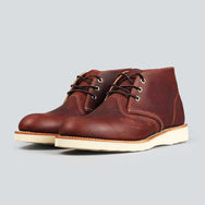 red wing heritage work chukka, briar oil slick - front on
