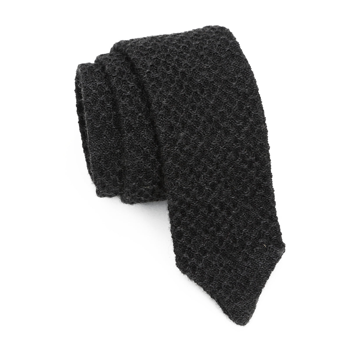 Lardini - Wool Tie - Charcoal