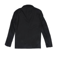 Monitaly - Dropped Lapel Blazer - Black