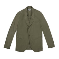 Monitaly - Dropped Lapel Blazer - Olive