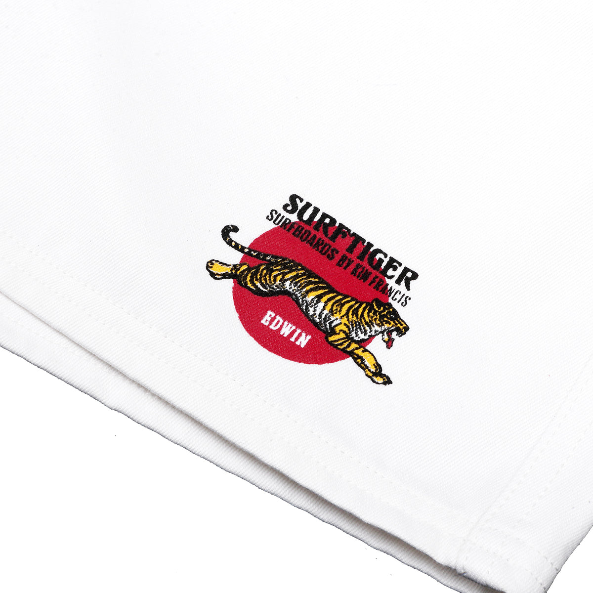Edwin - Malibu Surftiger Shorts - White