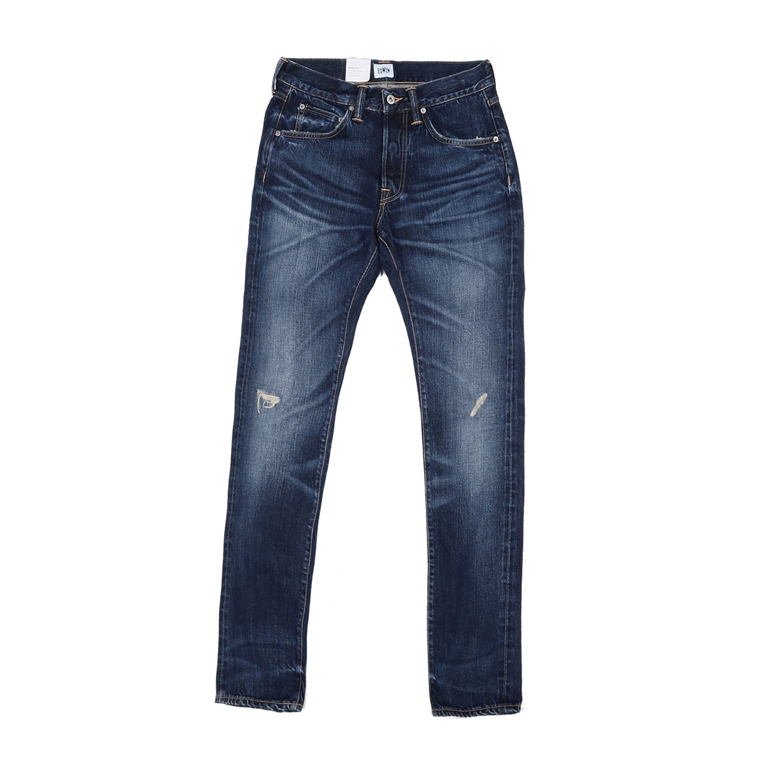 Edwin ED-55 Rainbow Selvage Dark Blue Wash - Main Image