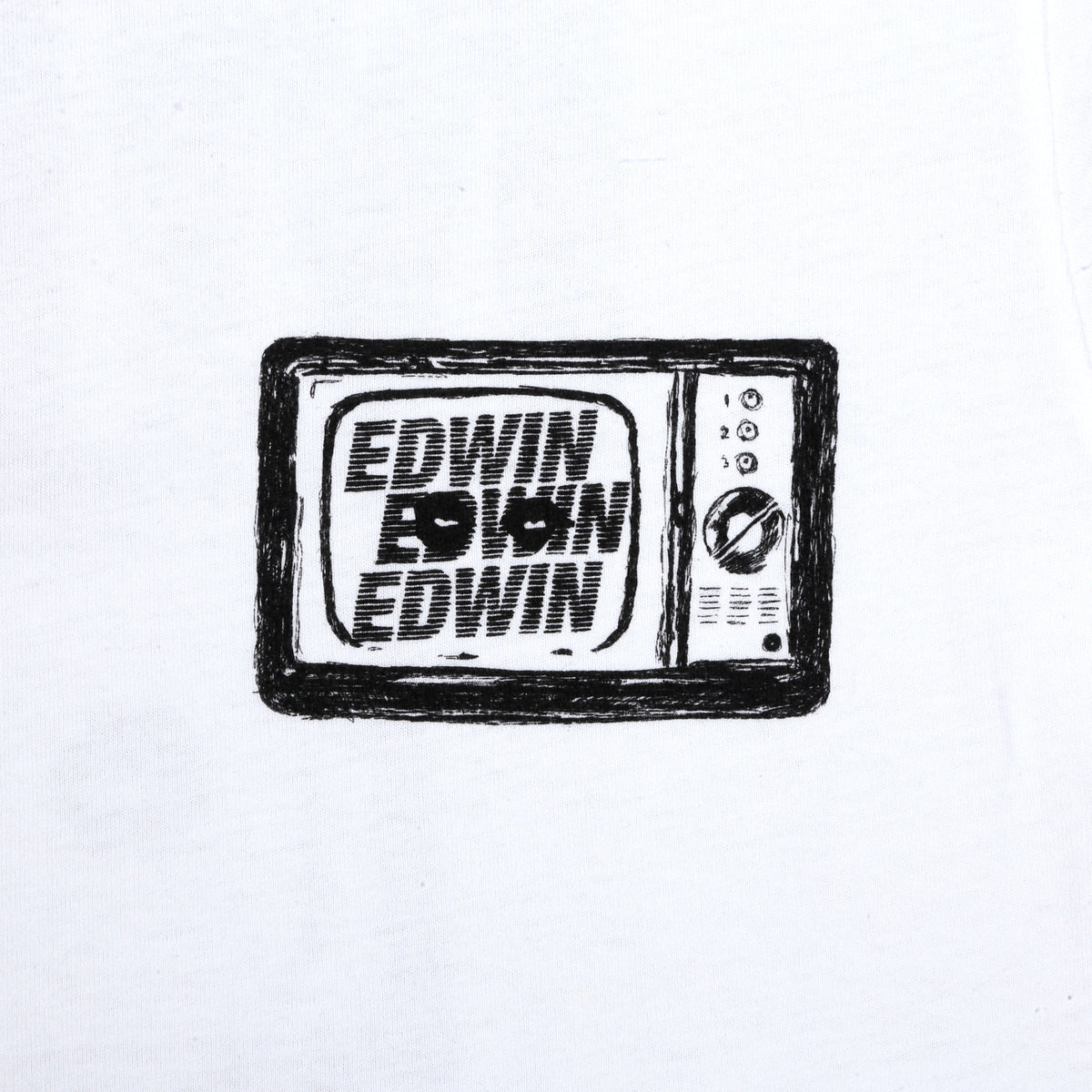 Edwin - Kyle Mind Control Tee - White