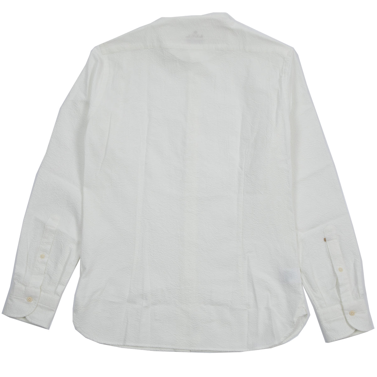 A.B.C.L. - Stand Seersucker Shirt - White