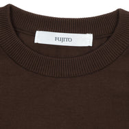 Fujito - Knit T-Shirt - Brown