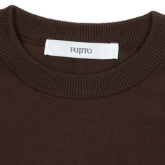 Fujito - Knit T-Shirt - Brown