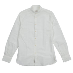 A.B.C.L. - Stand Seersucker Shirt - White