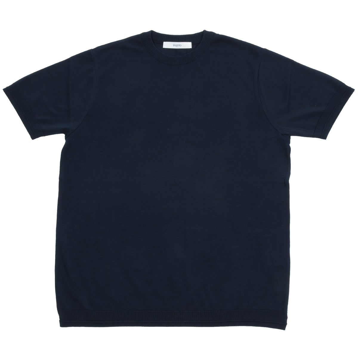 Fujito - Knit T-Shirt - Navy